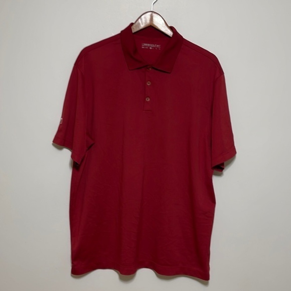 Red Nike Golf dri-fit polo. Men’s size XL